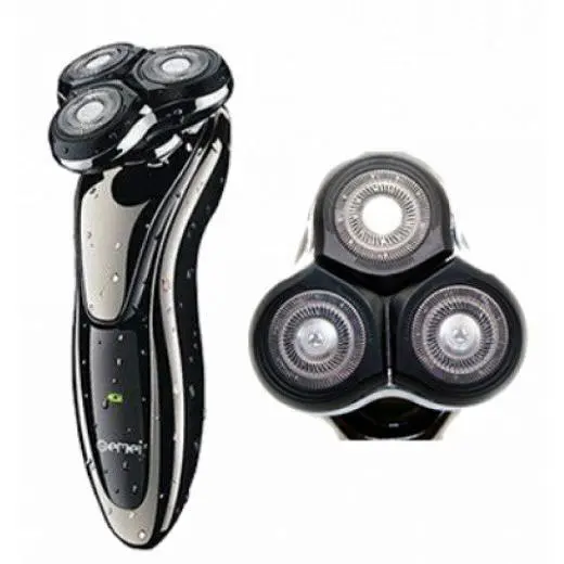 Мужская электробритва для бороды Gemei GM-7720 роторная аккумуляторная для мужчин - фото 2