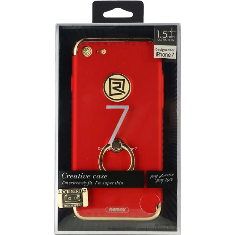 Чехол-накладка Remax Lock Seies Case Apple iPhone 7 Red - фото 2