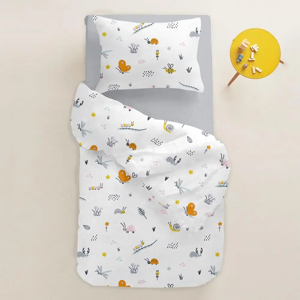 Дитяча постільна білизна в ліжечко GREY BEES COSAS (4822052087398) - фото 2