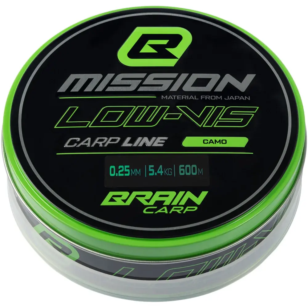 Волосінь Brain Mission Carp Line (Camo) 600m 0.25mm 5.4kg - фото 2