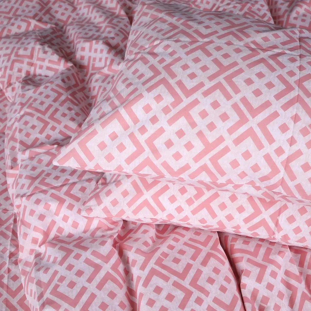 Простынь MirSon Ranforce Elite Abstract Pink 150 х 220 см (2200013166894) - фото 2
