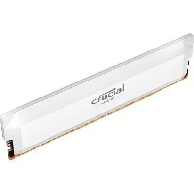 Модуль пам'яті для комп'ютера DDR5 16GB 6400 MHz Pro Overclocking White Micron (CP16G64C38U5W) - фото 12