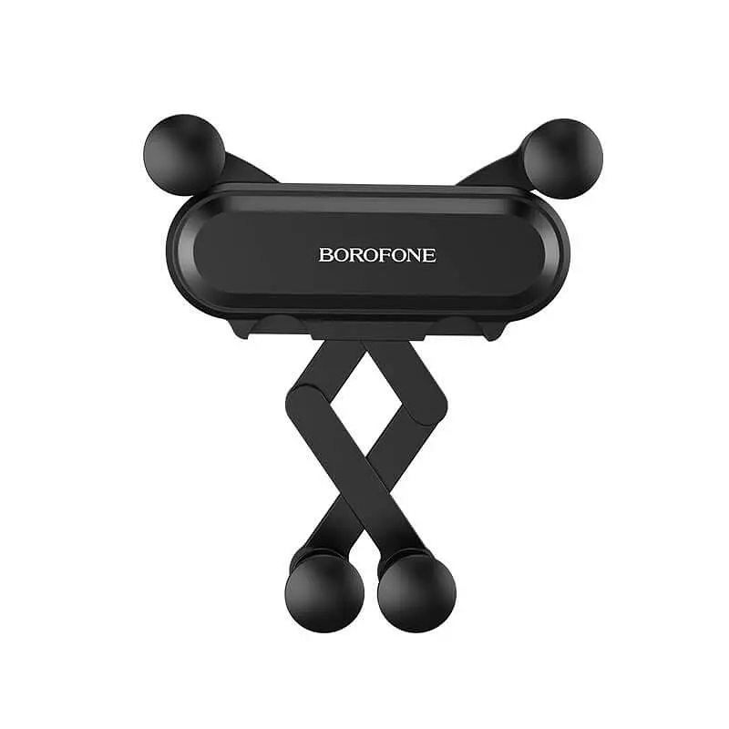 Держатель в воздуховод авто Borofone Eddie Air outlet gravity in-car holder BH19 - фото 2