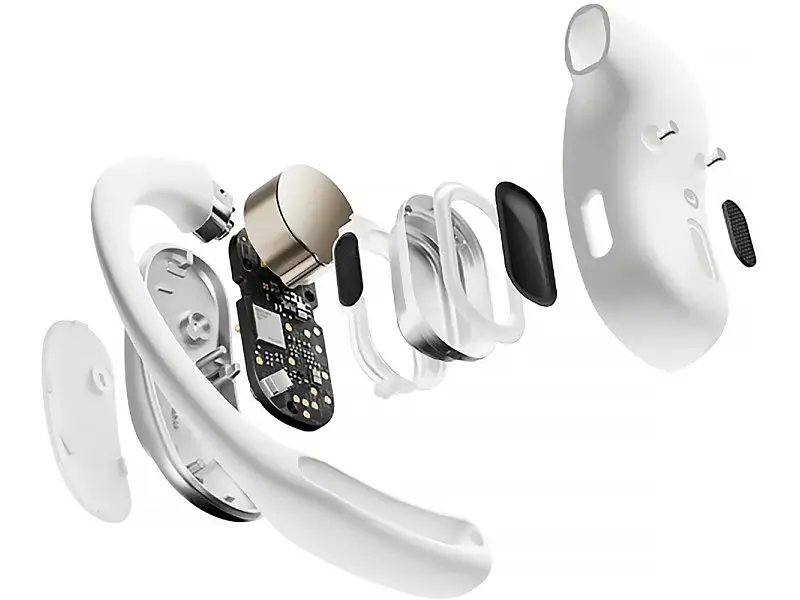 Навушники AfterShokz OpenFit Air White (48301504364888) - фото 4