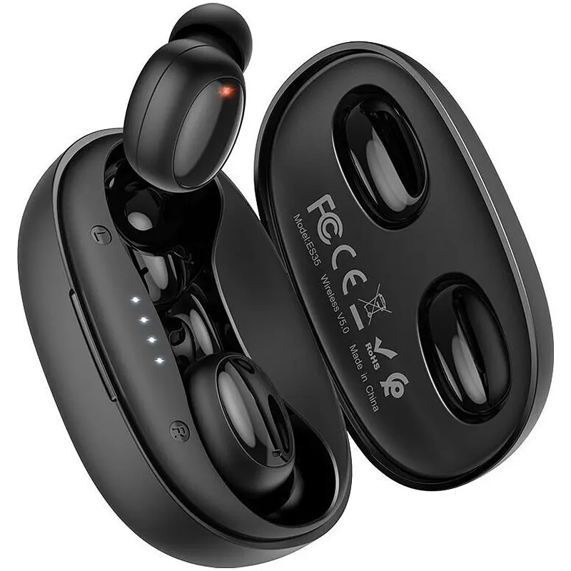 Стерео гарнітура Bluetooth Hoco ES35 Black - фото 6
