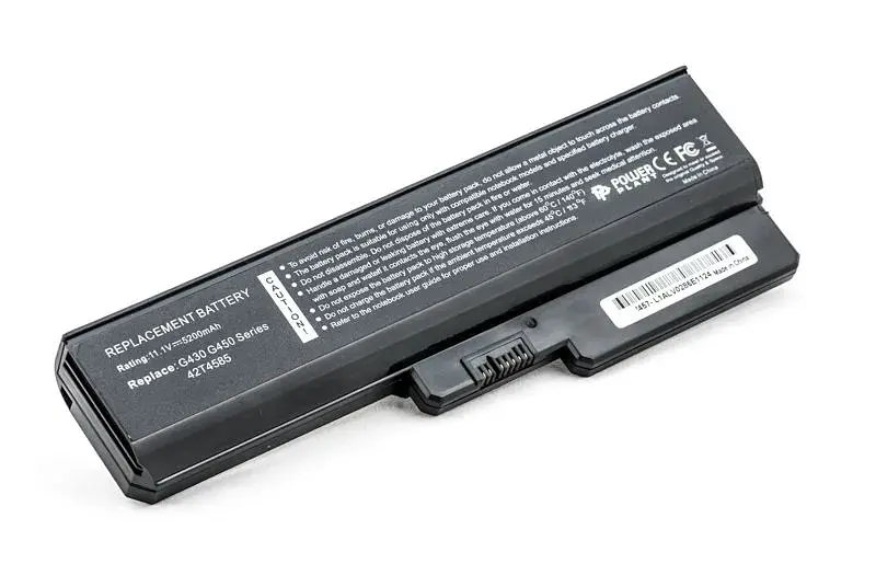 Акумулятор PowerPlant для ноутбуків IBM/LENOVO IdeaPad G430 (ASM 42T4586, LOG530LH) 11.1V 5200mAh (NB00000042) - фото 2