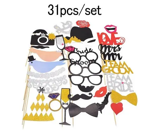 Бутафорія для весілля 31 деталь one size різнобарвна - фото 2