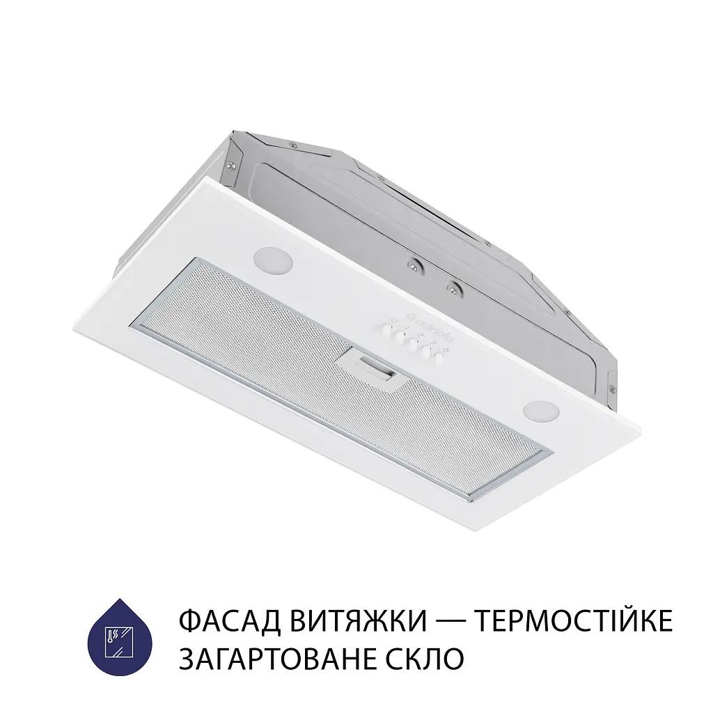 Витяжка повновбудована MINOLA HBI 52621 WH GLASS 700 LED - фото 4