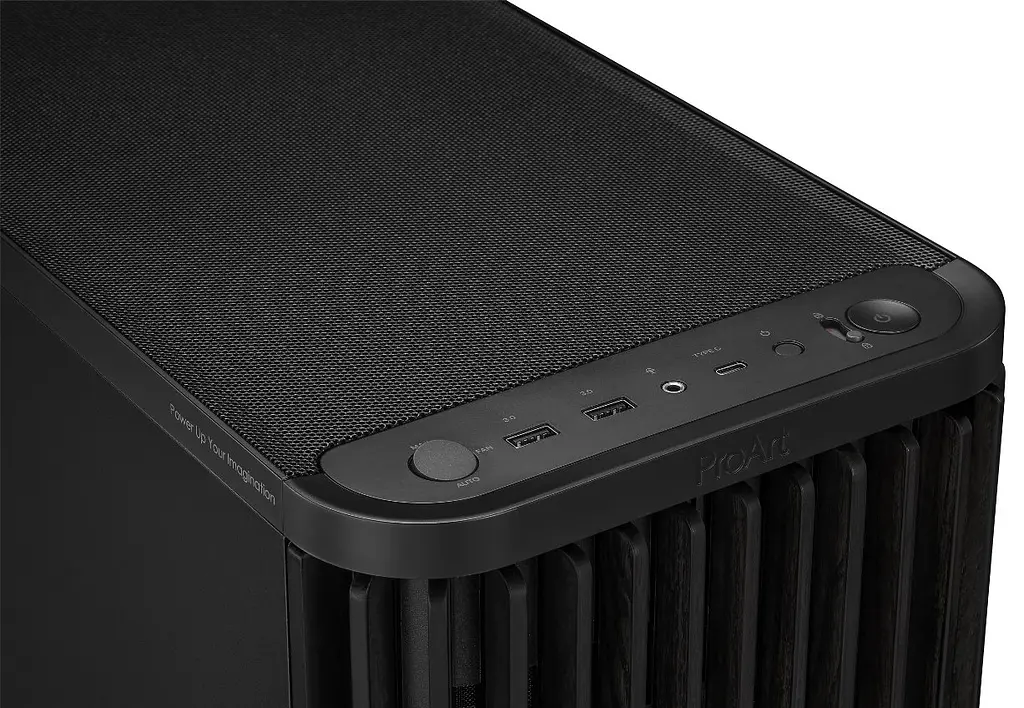 Корпус Asus ProArt PA401 Wood Edition - Metal без БЖ (90DC00M0-B39010) Black - фото 10