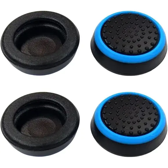 Накладки на стіки Thumb Grips 4-pack для PS4/PS5/Xbox Black Blue [122998] - фото 4