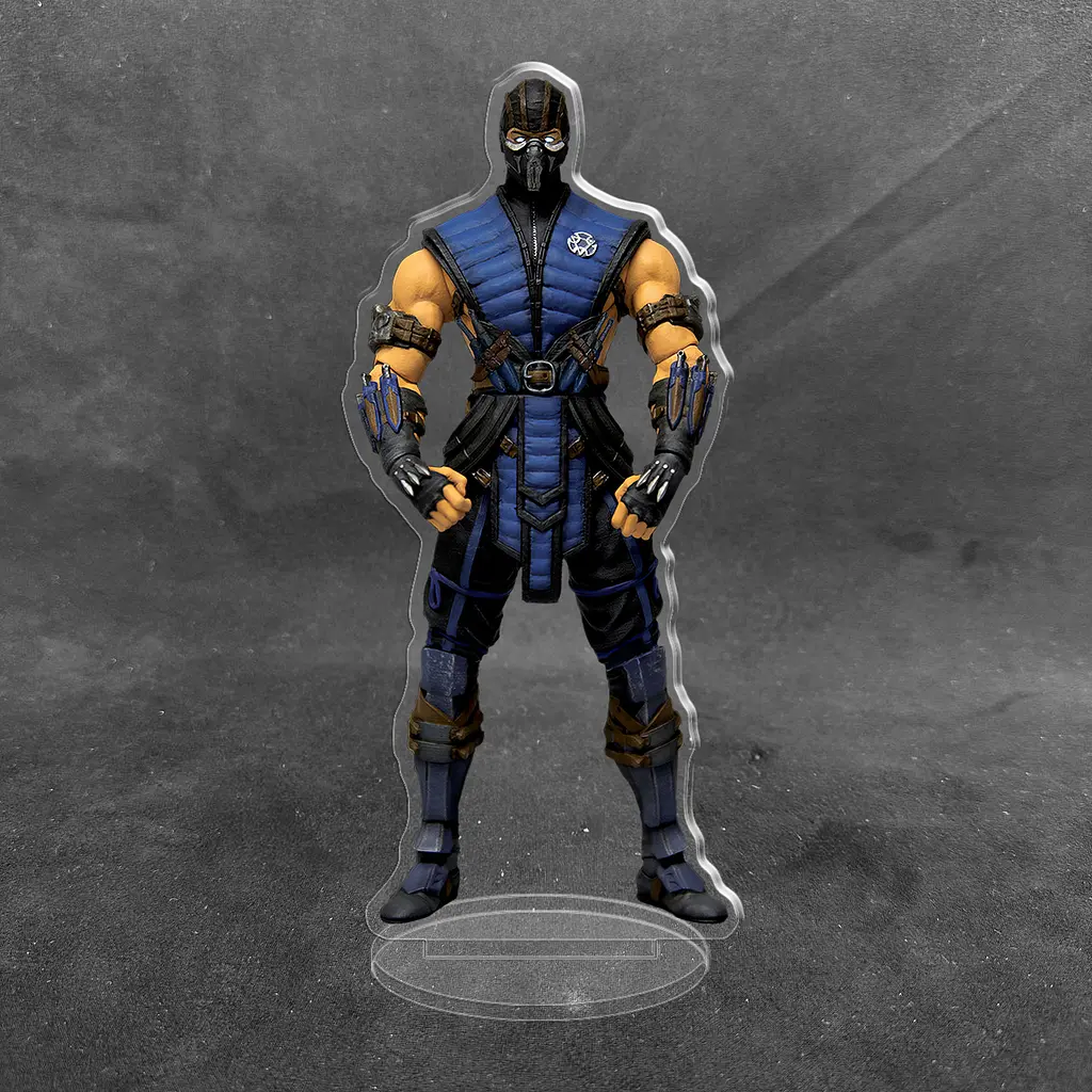 Акрилова колекційна фігурка Мортал комбат Mortal Kombat Саб Зіро 15 см - фото 2
