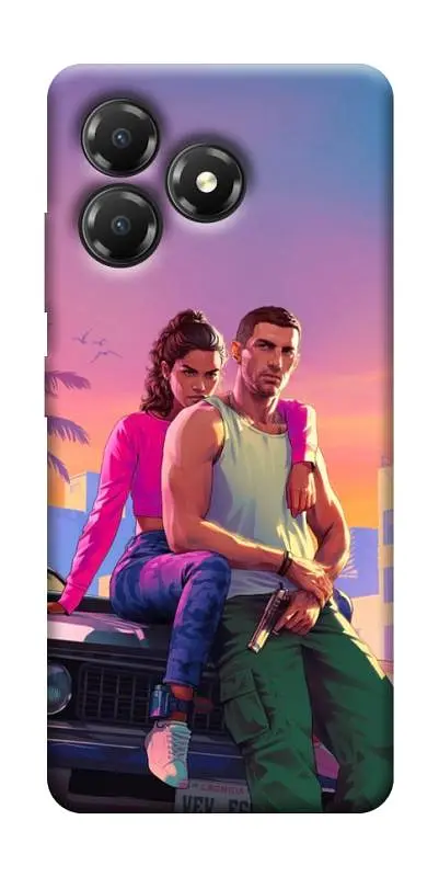 TPU чохол Demsky GTA VI Heroes для ZTE Blade A36