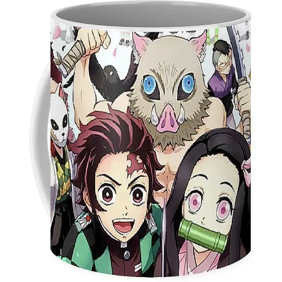 Кухоль GeekLand Demon Slayer Kimetsu no Yaiba Клинок, що розсікає демонів арт KY.02.13 330 мл білий - фото 3