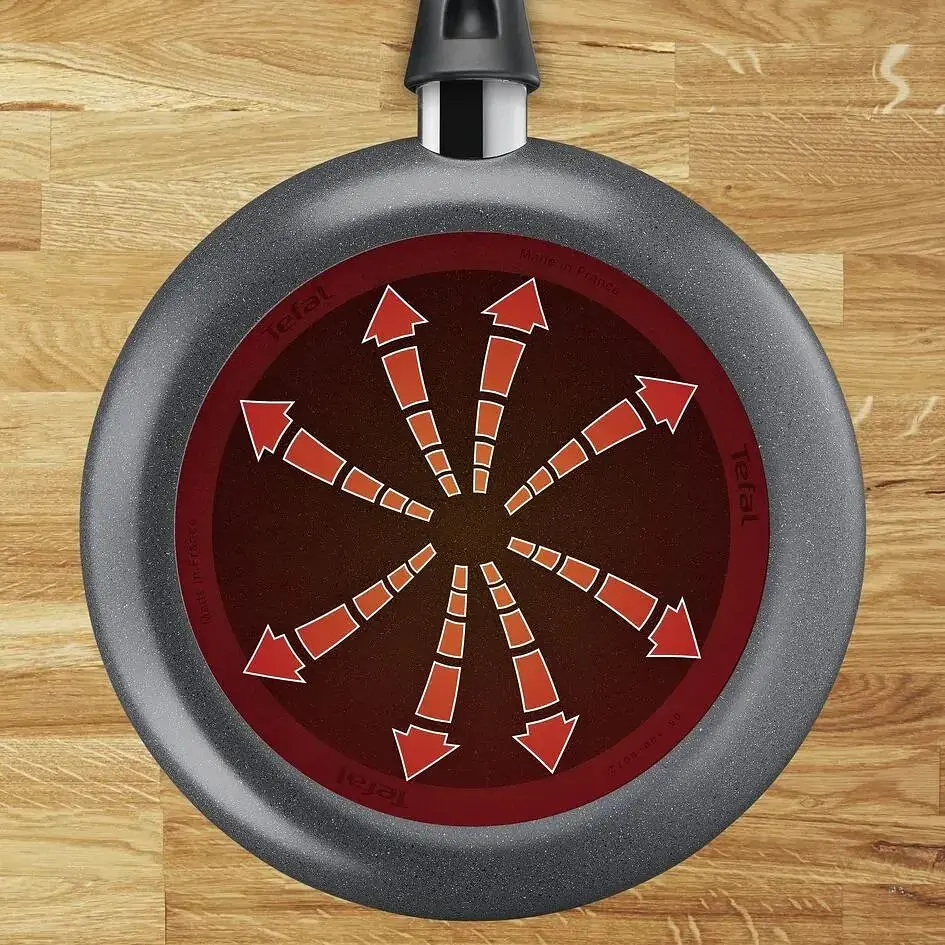 Сковорода Вок Tefal Cook Natural 28 см серая (B5791902) - фото 5