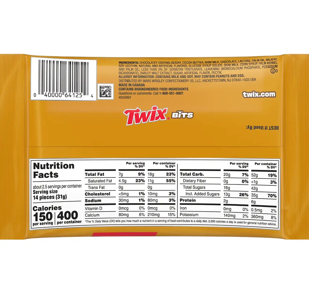 Шоколадні кульки Twix Bits Crunchy Cookie Chocolate Candy 80г - фото 4