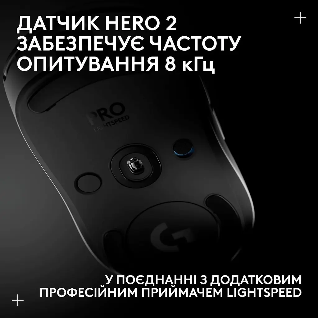 Миша Logitech G Pro 2 LightSpeed Wireless White (910-007302) - фото 9