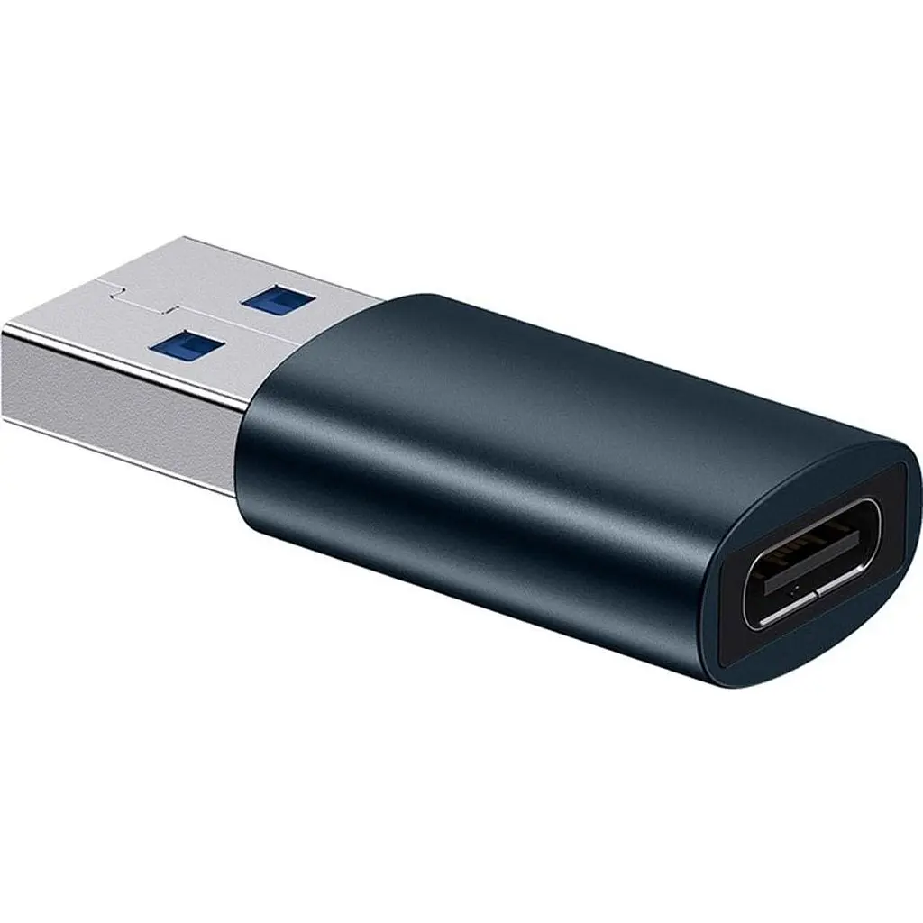 Перехідник Baseus Ingenuity Series Mini OTG USB 3.1 to Type-C Blue (ZJJQ000103) [126875] - фото 4