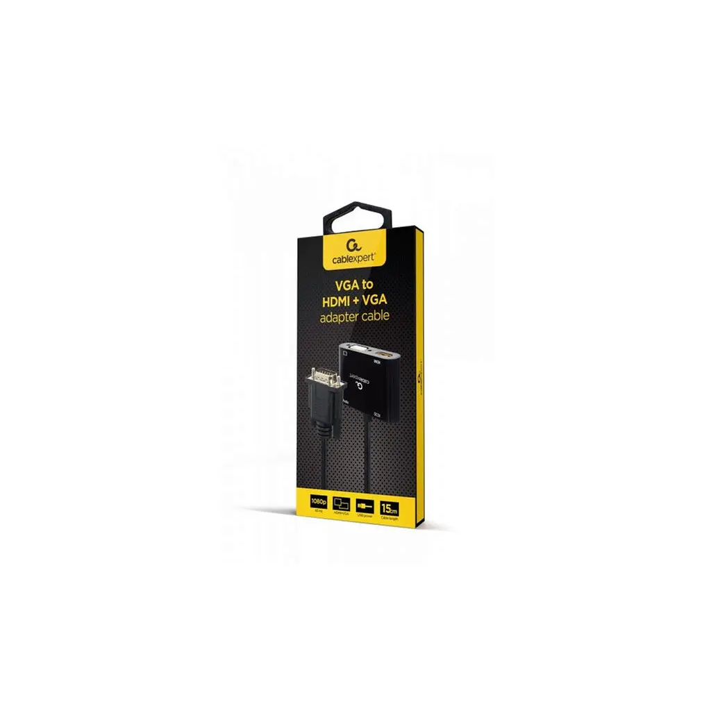 Переходник Cablexpert VGA to HDMI/VGA+audio 3.5mm (A-VGA-HDMI-02) - фото 5