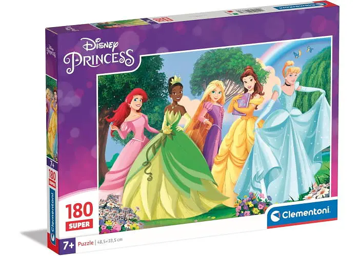 Пазл Clementoni Super: Принцеси, Disney (Super - Disney Princess Puzzle - 180 pcs.), 180 ел. (29787)