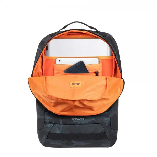 Рюкзак для ноутбука 17.3 RIVACASE 7661 Navy camo - фото 6