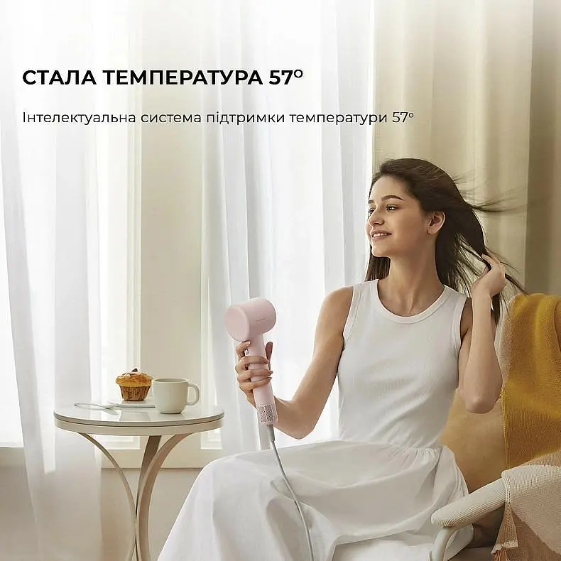 Фен Dreame Hair Dryer Gleam AHD12A-PK Pink - фото 8
