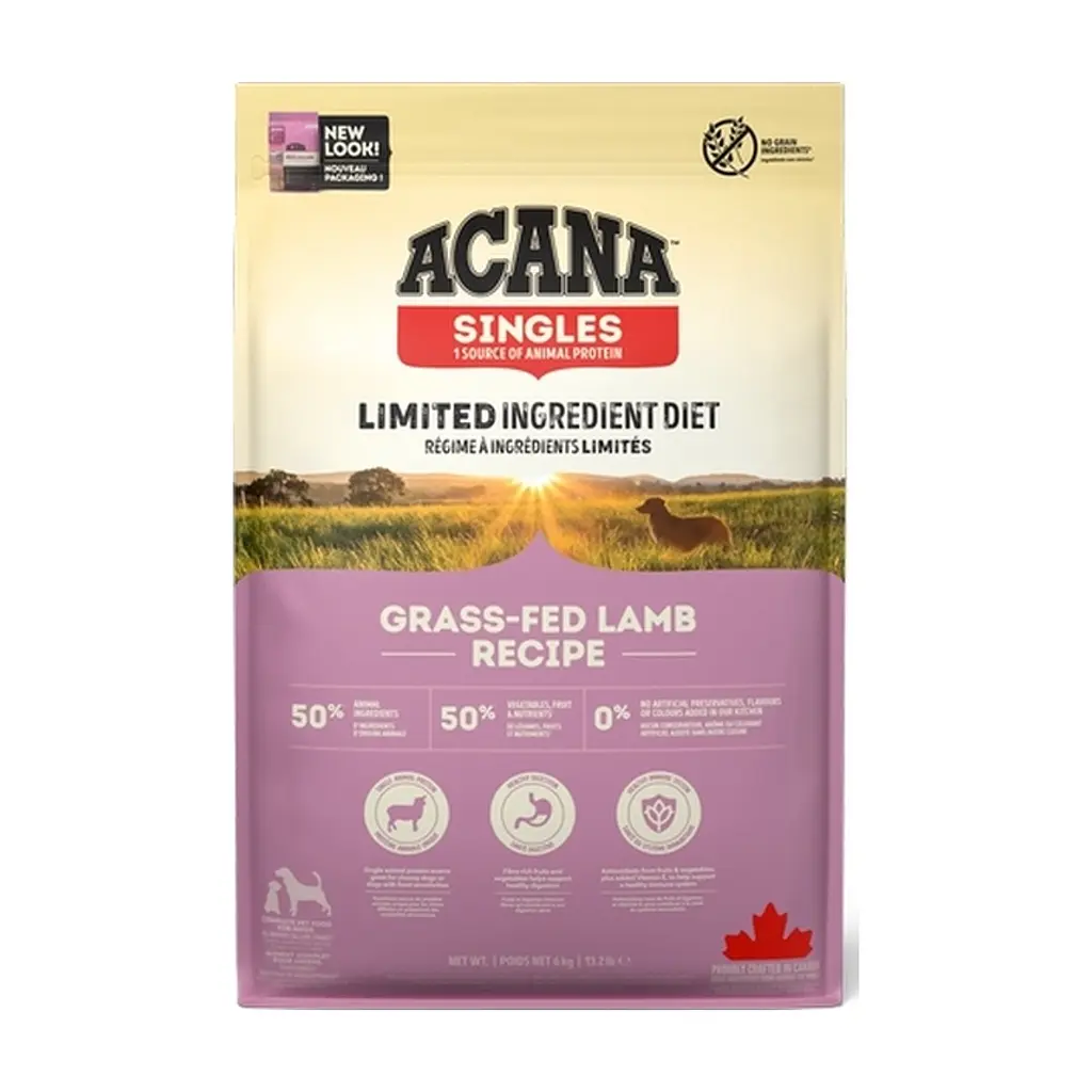Сухий корм для собак Acana Grass-Fed Lamb 6 кг (0064992570606)