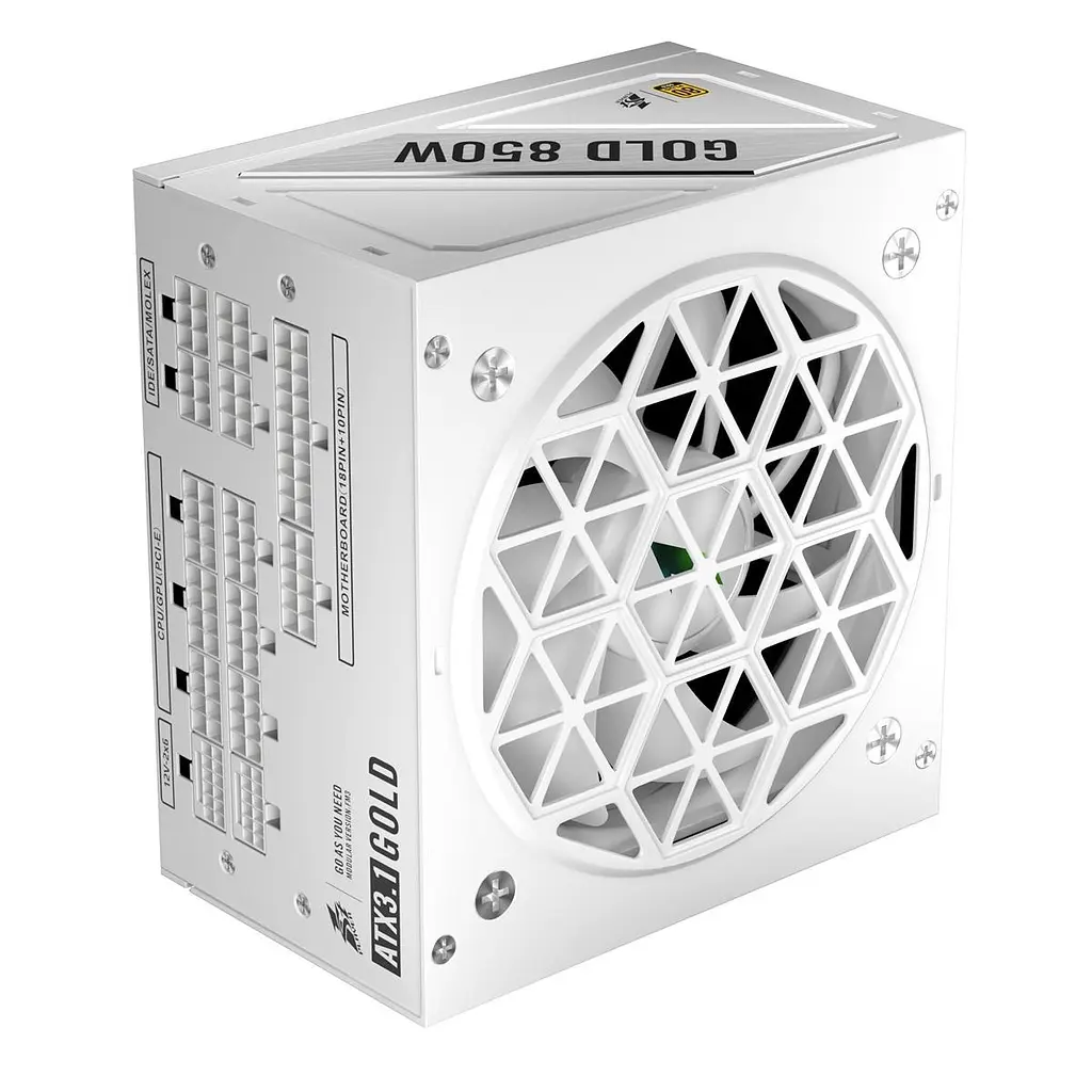 Блок живлення 1stPlayer HA-850BA4 850W ATX 3.1 80+ Gold (NGDP-GLD-850-WH-EU) White - фото 2