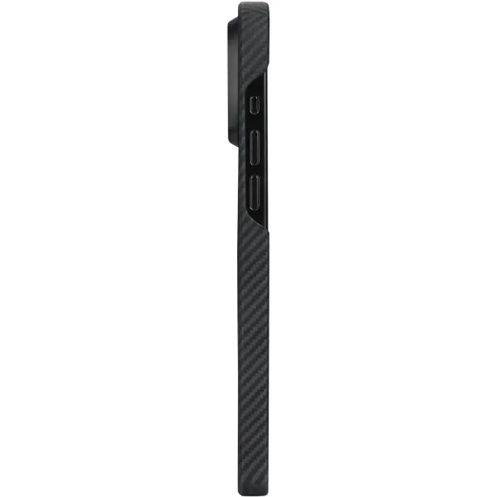 Чохол-накладка Pitaka MagEZ Case 4 Twill 600D Black/Grey для iPhone 15 Pro (KI1501PA) - фото 5