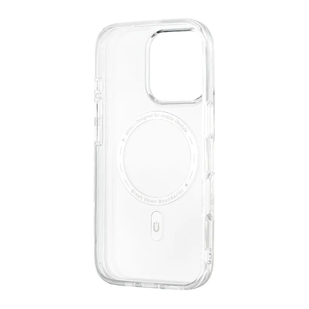Чохол WIWU Magnetic Crystal with MagSafe iPhone 16 Pro Transparent - фото 3