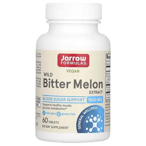 Горькая дыня Vegan Wild Bitter Melon Extract 60 таблеток Jarrow Formulas vit0006153