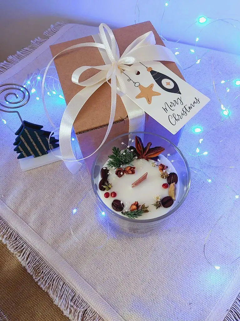 Новорічна свічка Svich Shop серія Merry Christmas - фото 2