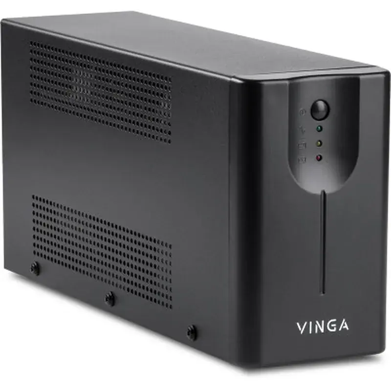 Пристрій безперебійного живлення Vinga LED 1500VA metal case (VPE-1500M) - фото 2