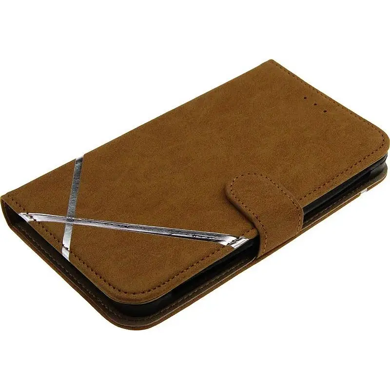Чохол-книжка Toto Book Silicone Slide Universal Cover 6.5" (№2) Brown - фото 3