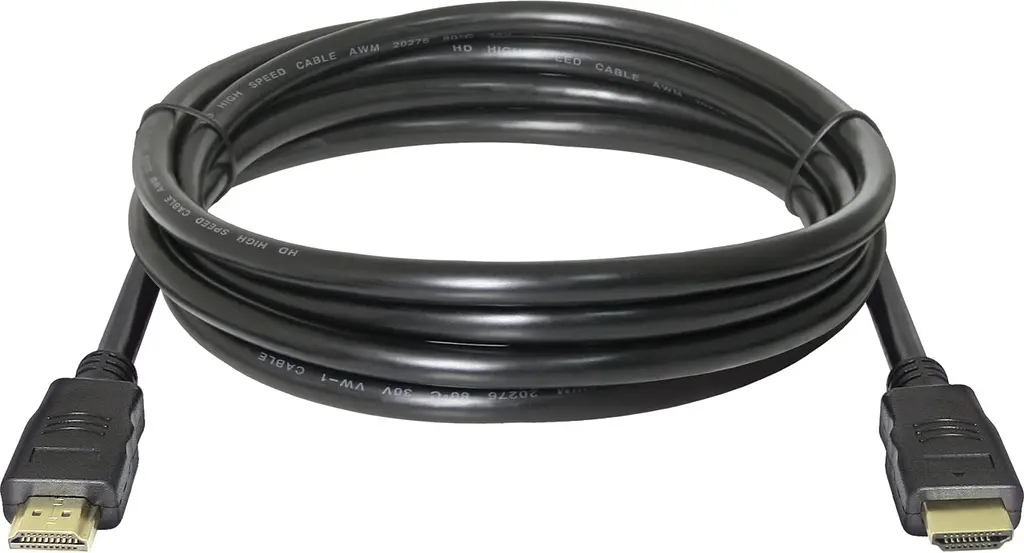 Кабель HDMI M-M, 2.0 м, V1.4, Defender, чорний, HDMI-07 - фото 2