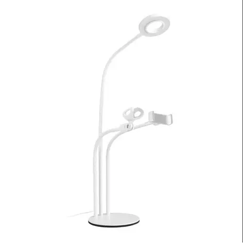 Кольцевая лампа XO BGD006/LS-90-6 3.5-inch disc base single head 3 in 1 Белая - фото 3