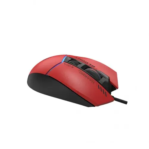 Миша Bloody W95 Ultra, Sports Red, USB, оптична (сенсор Alpha 20K), 100 - 20 000 cpi, 40G, 350IPS, RGB підсвічування, 8 програмованих кнопок, вбудована пам'ять, перемикачі більше 50 млн. натискань, 1.8 м - фото 2