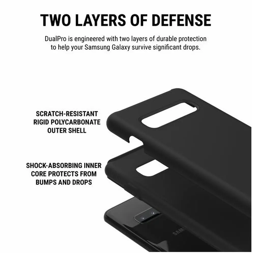 Протиударний подвійний чохол Incipio DualPro для Samsung Galaxy S10 (6.1") Black - фото 8