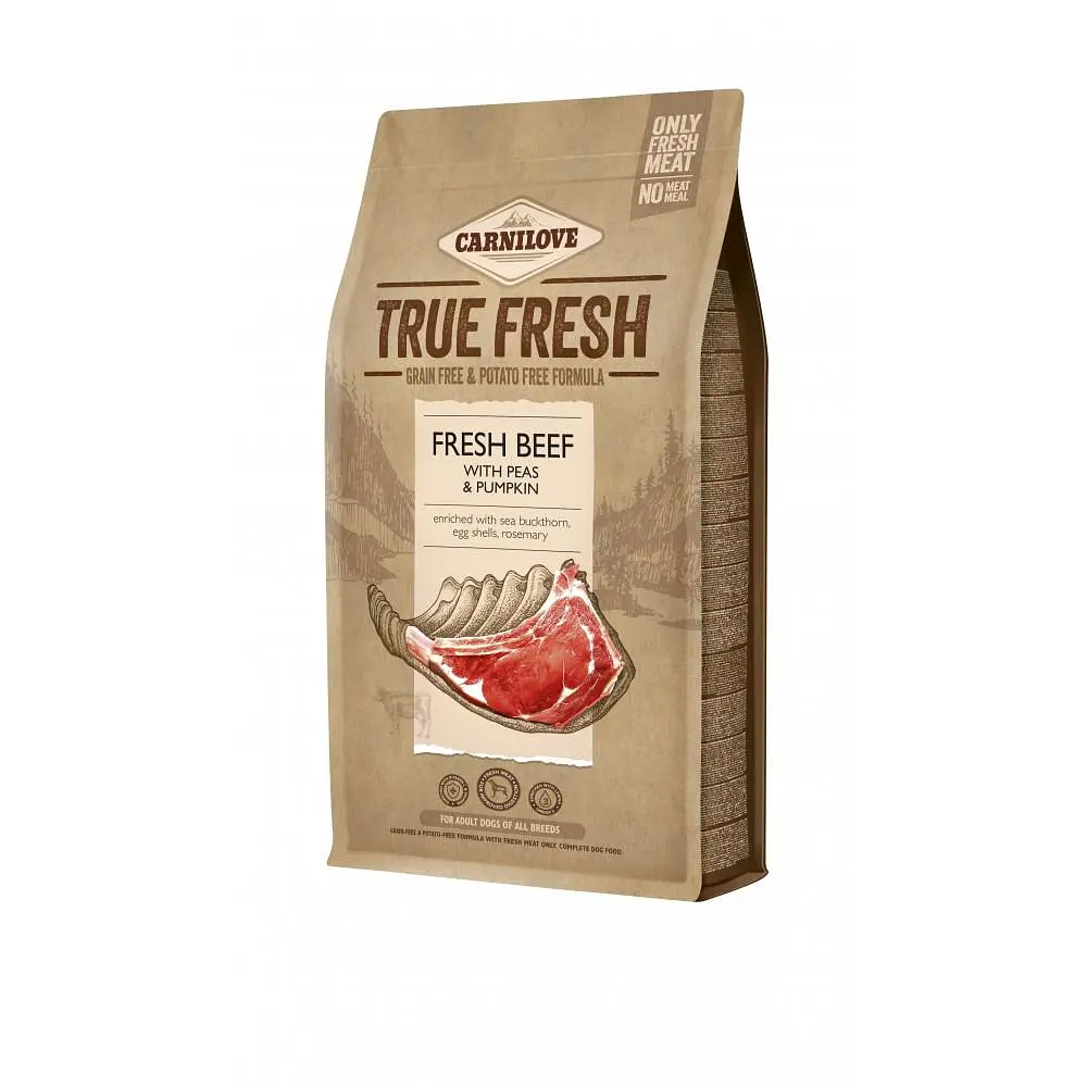Сухий корм Carnilove True Fresh Beef Карнілав для дорослих собак усіх порід, яловичина, 1.4 кг (арт.171548)