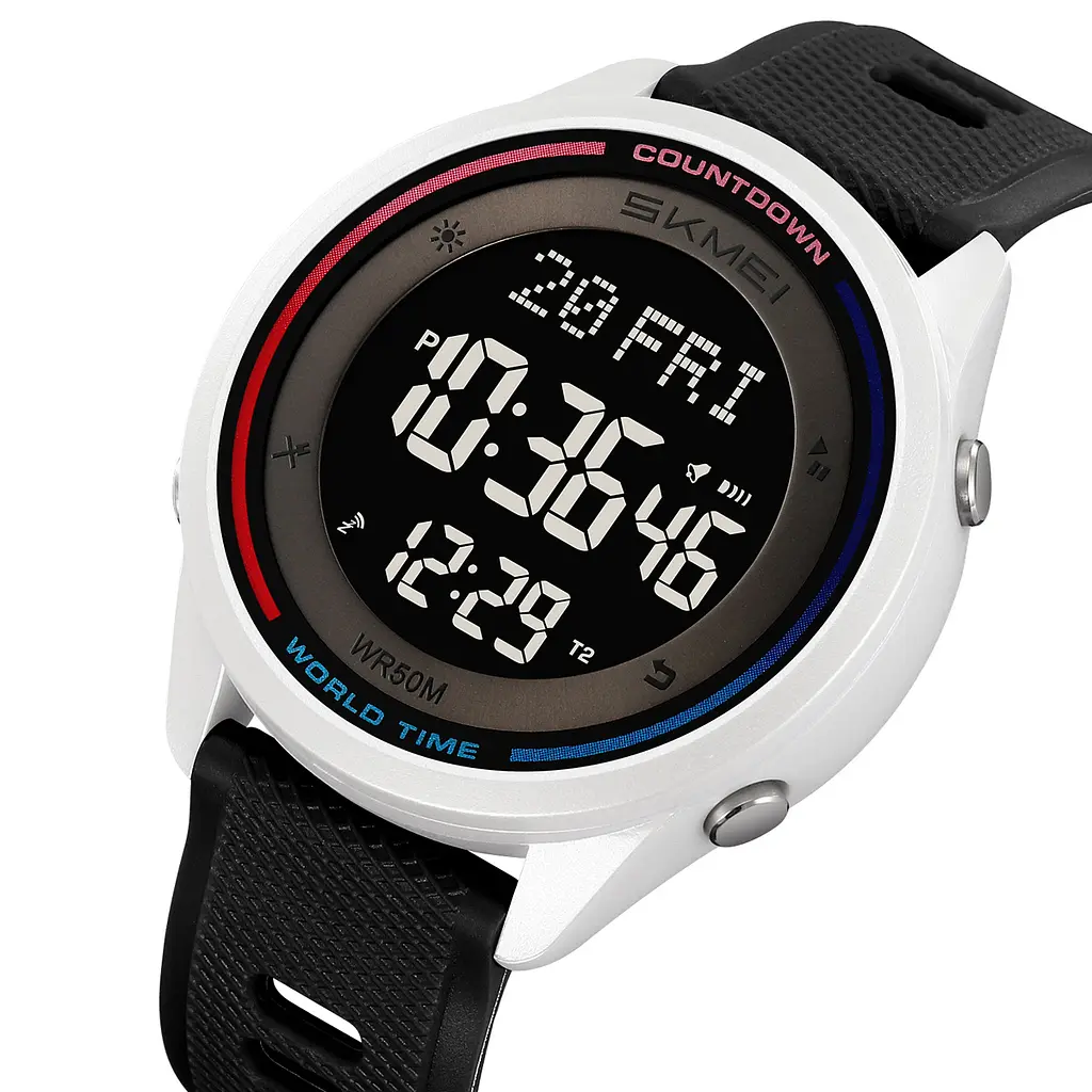 Наручний годинник чоловічий 2348WT White Skmei acs0029987 - фото 3