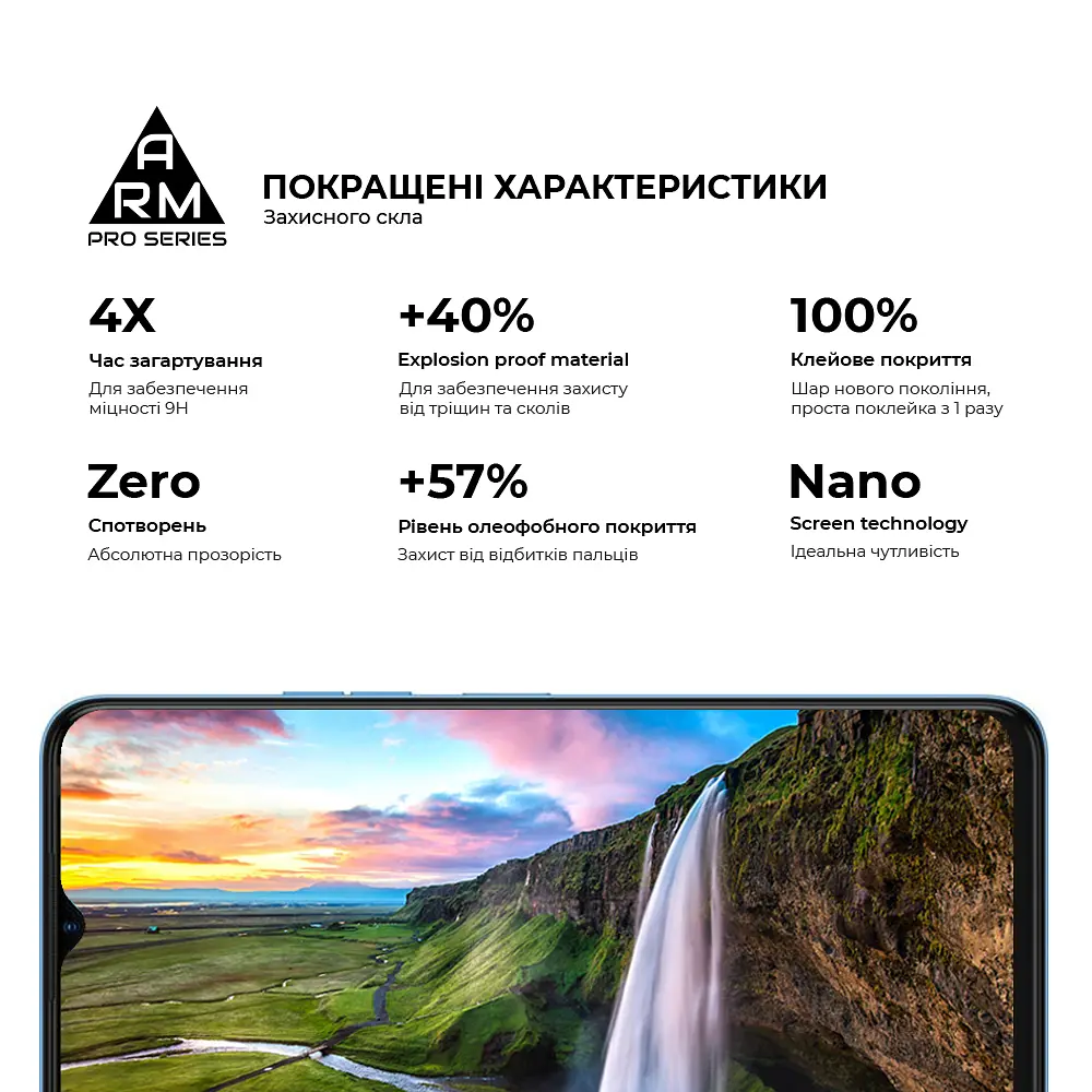 Захисне скло на TECNO Spark 9 Pro (KH7n)/Go 2023 (BF7)/10 4G (KI5q) Infinix Smart 7 (X6515)/7 HD (X6516) з олеофобним покриттям, Pro, повне проклеювання, антистатичний і пиловідштовхуючий шар, 9H, самоклеючеся, 2.5D, на весь екран, антистатичний клей - фото 5