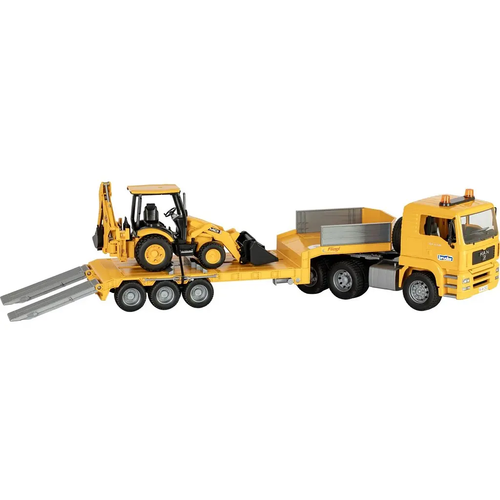 Набір іграшковий Bruder Тягач MAN TGA з екскаватором JCB Midi CX (01654) - фото 2