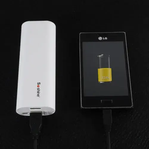 Зарядное устройство + Power Bank Soshine E4 (1-2x18650) Белый - фото 2