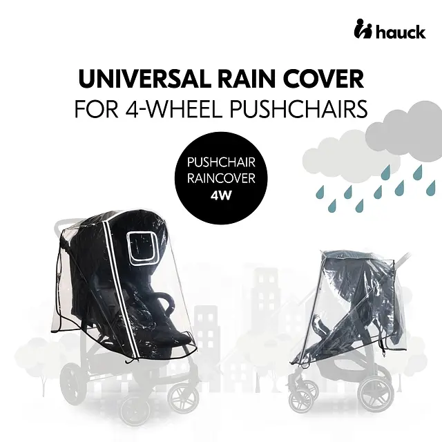 Дождевик Hauck Pushchair Raincover 4W (55077-9) - фото 7