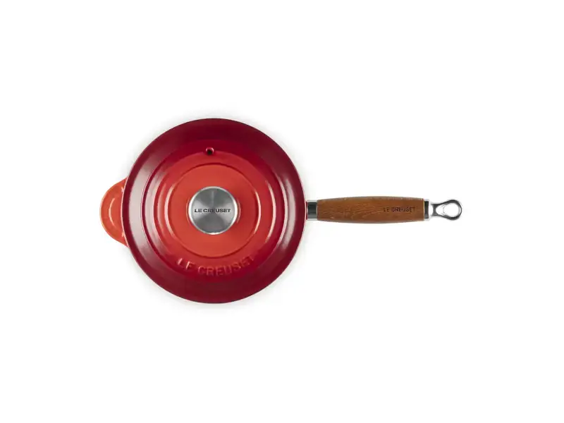 Ківш Le Creuset Wooden Handle Saucepan 18 см Cerise (21139180602460) - фото 2