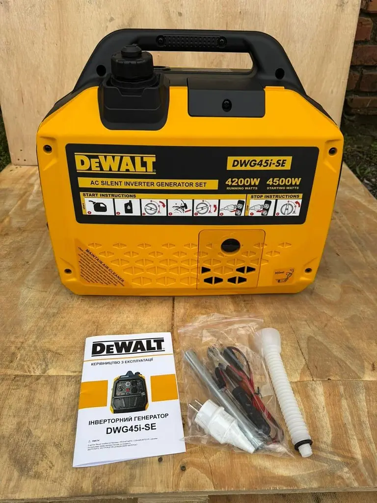 Інверторний Генератор бензиновий DeWalt DWG45i-SE (4.2 -4.5 кВт) + електростартер - фото 4