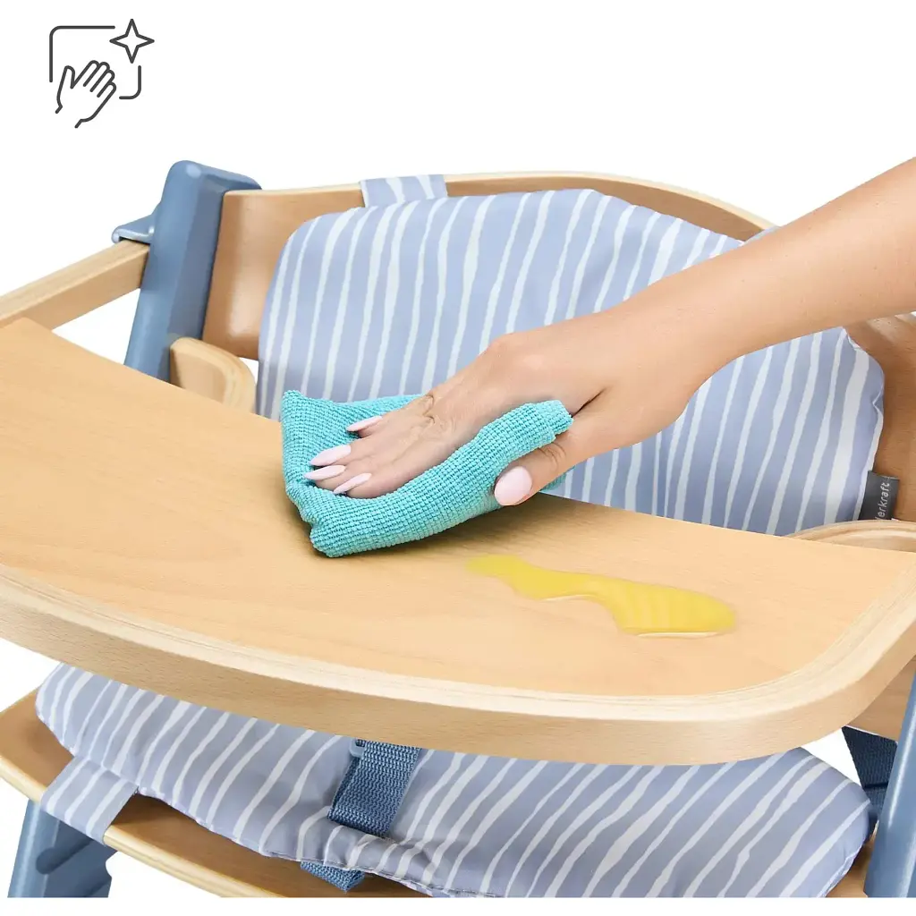Стільчик для годування з подушкою Kinderkraft Enock Nordic Breeze (KHENOC00NOR0000) - фото 3