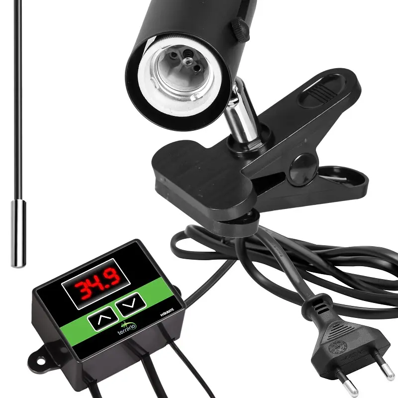 Світильник з затискної ручкою і термостатом ReptiSun Temperature Control 200W - фото 5