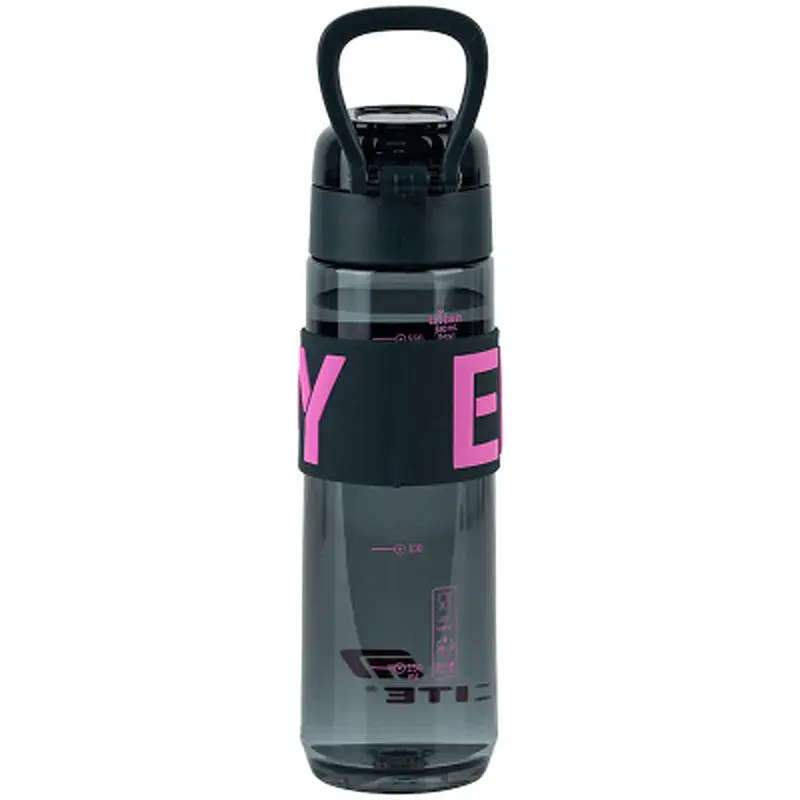 Пляшка для води Kite 680 мл чорно-рожева (K25-1233-3) - фото 2