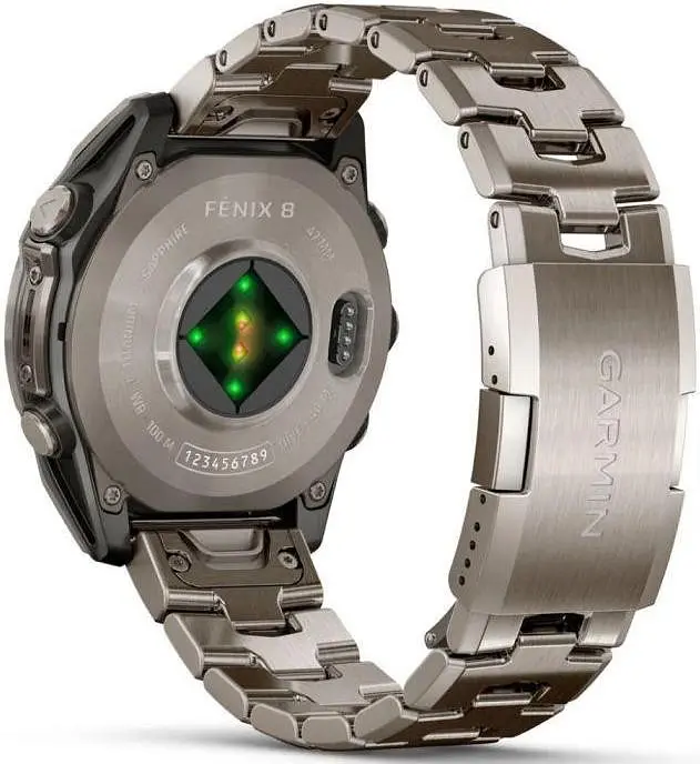 Смарт-годинник Garmin Fenix 8 47mm AMOLED Sapphire Titanium with Vented Titanium Bracelet (010-02904-40) - фото 6