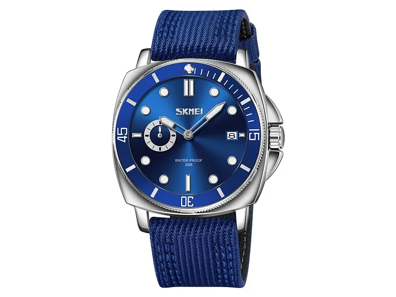 Чоловічий наручний годинник 9328BU Blue Skmei acs0030906 - фото 2